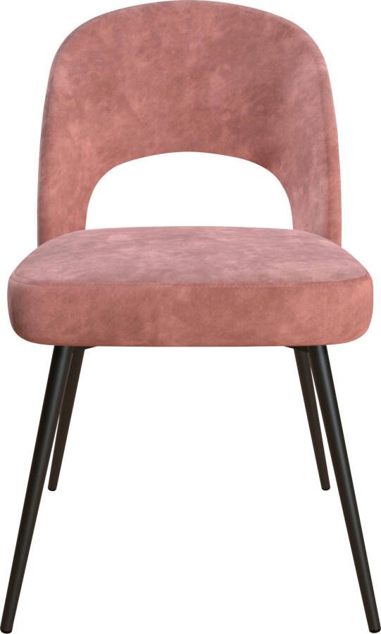 CosmoLiving by Cosmopolitan Eetkamerstoel Astor Zacht verdikte zitting en rugleuning messingkleurig frame zithoogte 47 cm (1 stuk) - Foto 17
