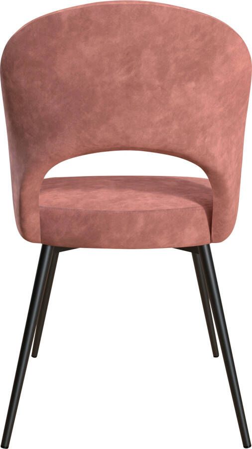 CosmoLiving by Cosmopolitan Eetkamerstoel Astor Zacht verdikte zitting en rugleuning messingkleurig frame zithoogte 47 cm (1 stuk) - Foto 18