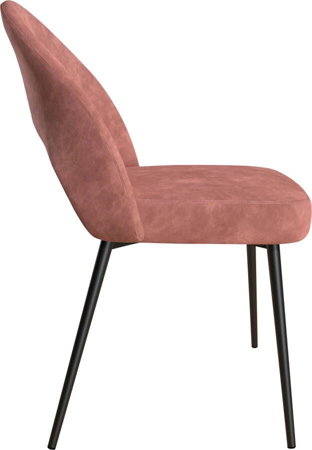 CosmoLiving by Cosmopolitan Eetkamerstoel Astor Zacht verdikte zitting en rugleuning messingkleurig frame zithoogte 47 cm (1 stuk) - Foto 14