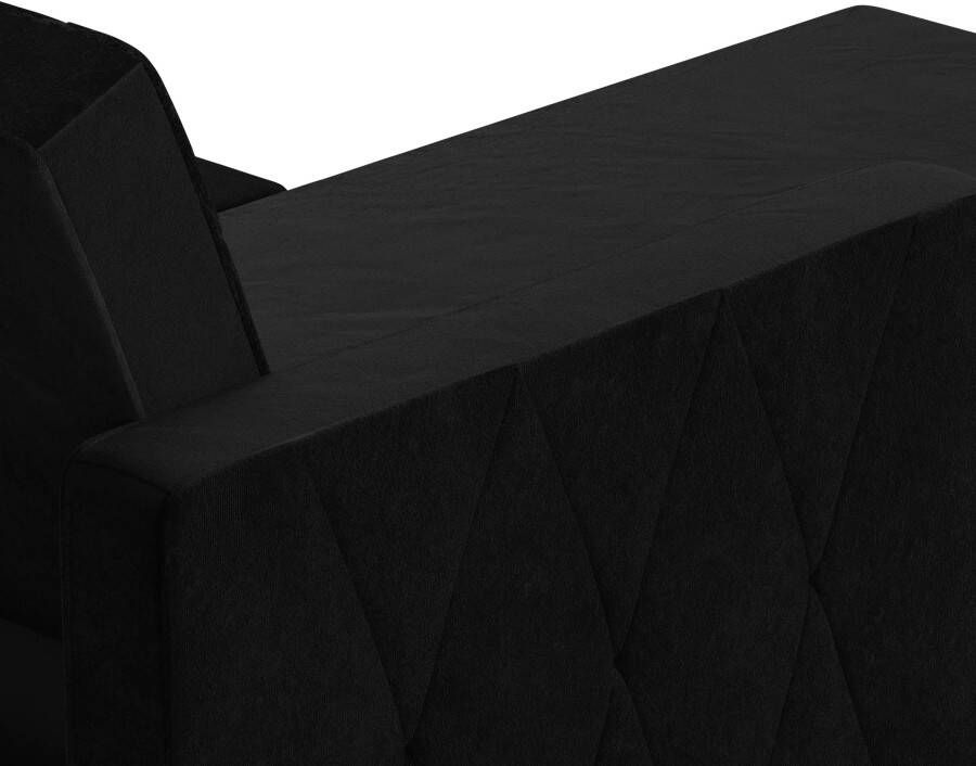 CosmoLiving by Cosmopolitan Hoekbank Liberty L-vorm met slaapfunctie récamier aan beide kanten te monteren zithoogte 43 cm - Foto 9