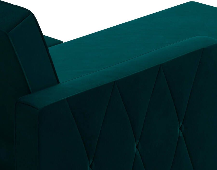 CosmoLiving by Cosmopolitan Hoekbank Liberty L-vorm met slaapfunctie récamier aan beide kanten te monteren zithoogte 43 cm - Foto 7