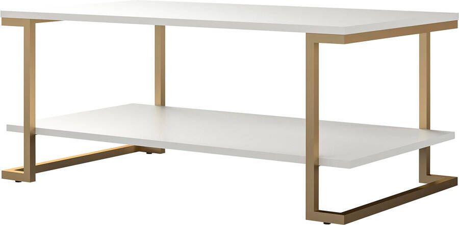 CosmoLiving by Cosmopolitan Salontafel CAMILA met 1 plank gemakkelijk te onderhouden mdf onderstel van metaal hoogte 45 cm (1 stuk) - Foto 7