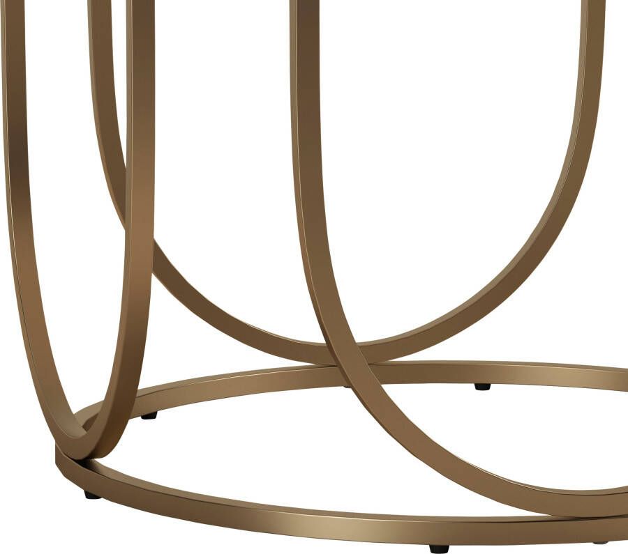 CosmoLiving by Cosmopolitan Salontafel Gwyneth van gemakkelijk te onderhouden mdf onderstel van metaal hoogte 41 cm - Foto 4