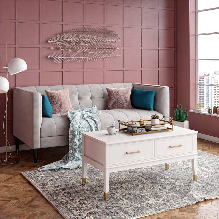 CosmoLiving by Cosmopolitan Salontafel Westerleigh Bergruimte van gemakkelijk te onderhouden mdf poten van massief hout hoogte 51-76 cm - Foto 2