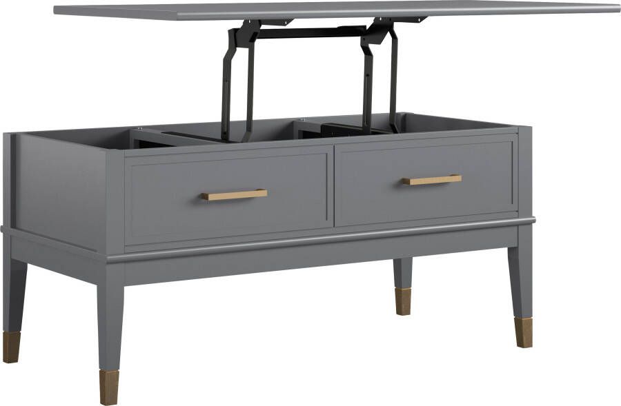 CosmoLiving by Cosmopolitan Salontafel Westerleigh Bergruimte van gemakkelijk te onderhouden mdf poten van massief hout hoogte 51-76 cm - Foto 3