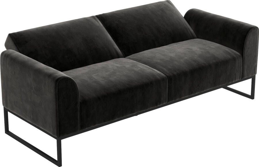 CosmoLiving by Cosmopolitan Slaapbank Adley Veloursstof slaapfunctie rugleuning 2-delig zithoogte 47 5 cm (1 stuk) - Foto 10