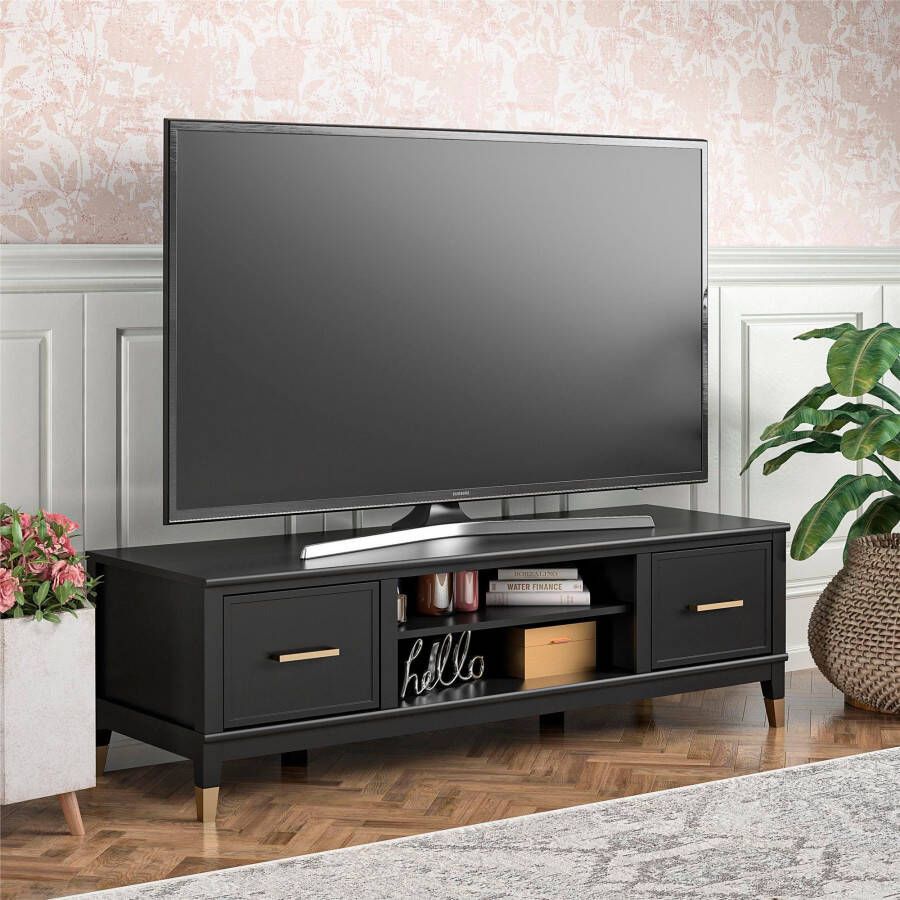 CosmoLiving by Cosmopolitan Tv-meubel Westerleigh Commode met 3 x kabeldoorvoeren MDF breedte 152 cm - Foto 2