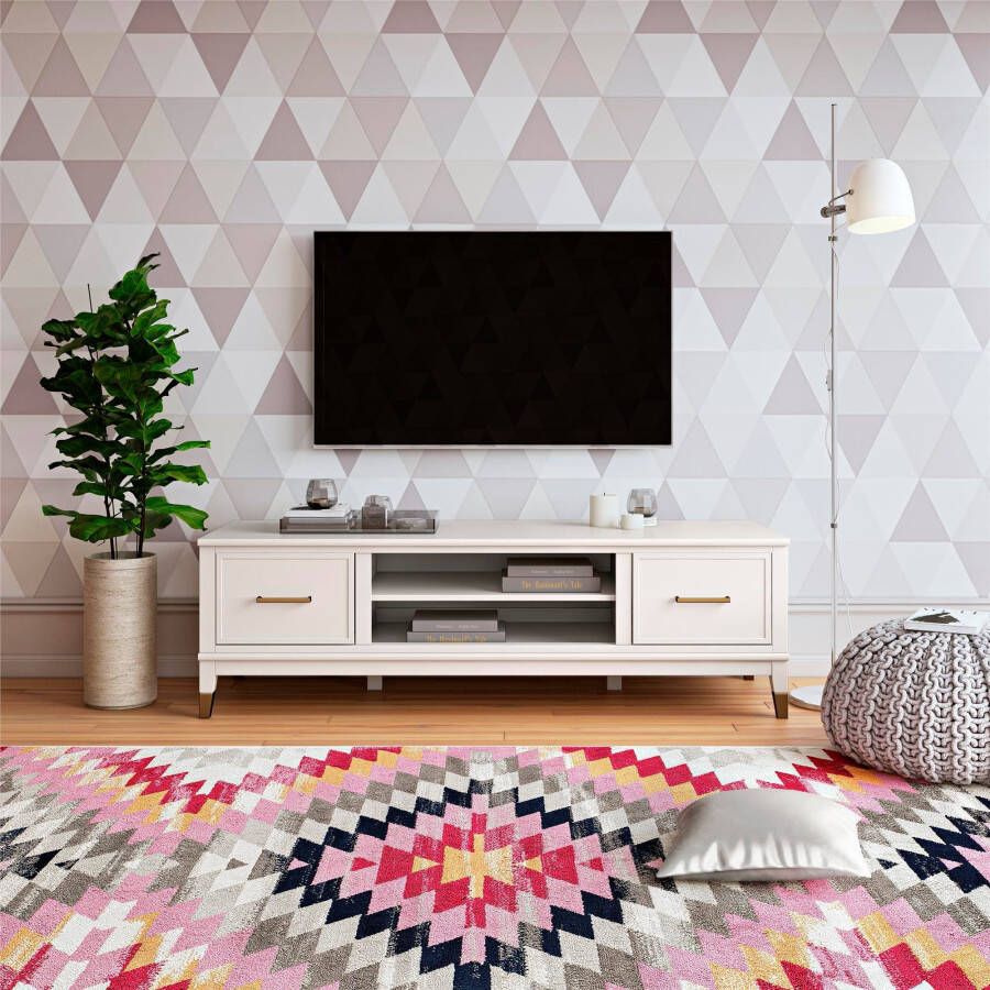 CosmoLiving by Cosmopolitan Tv-meubel Westerleigh Commode met 3 x kabeldoorvoeren MDF breedte 152 cm - Foto 2