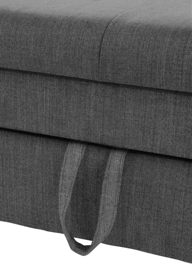 COTTA Hoekbank Mia L-vorm 3-delige kussenset récamier naar keuze met of zonder rgb-verlichting - Foto 4