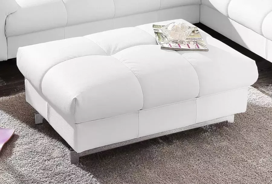 COTTA Zithoek Chef Set bestaande uit: 2-zitsbank met hoofdverstelling & hocker (set)