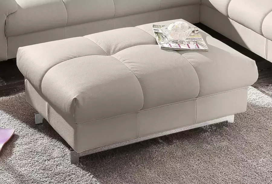 COTTA Zithoek Chef Set bestaande uit: 2-zitsbank met hoofdverstelling & hocker (set)