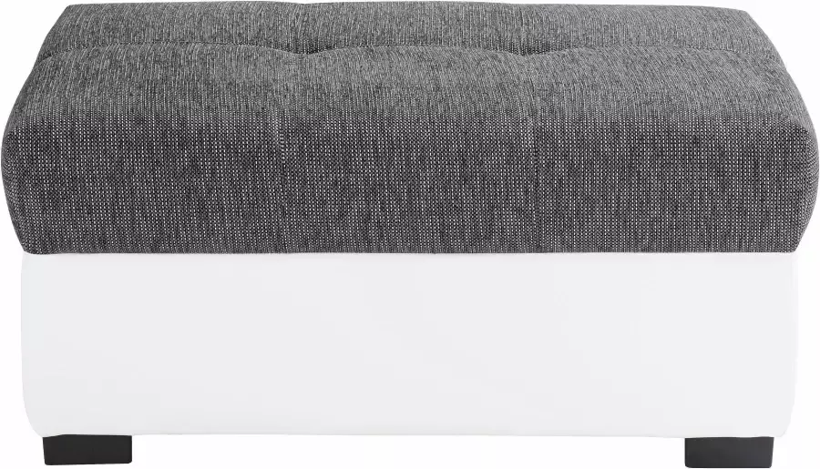 COTTA Zithoek Speedway U-vorm Set bestaande uit: woonlandschap met hoofdverstelling & hocker (set) - Foto 10