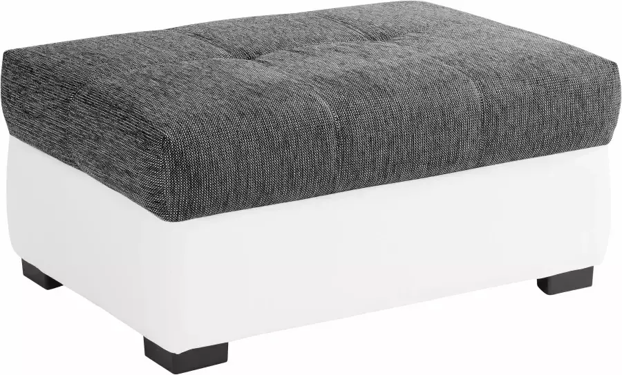 COTTA Zithoek Speedway U-vorm Set bestaande uit: woonlandschap met hoofdverstelling & hocker (set) - Foto 8