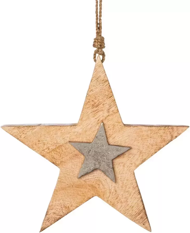 Creativ deco Sierster Kerstster kerstversiering (3 stuks)