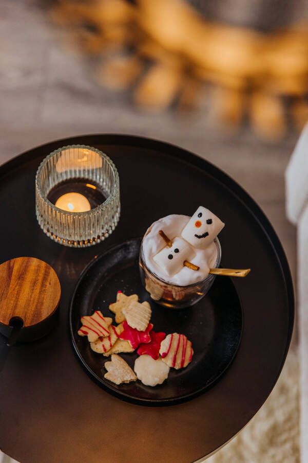 Creativ deco Waxinelichthouder Kerst versiering (4 stuks)