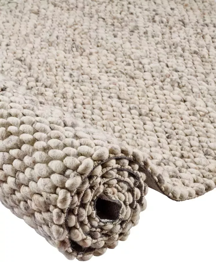 Dekowe Wollen kleed MAGALI Handgeweven vloerkleed zuivere wol met de hand geweven mêlee - Foto 1