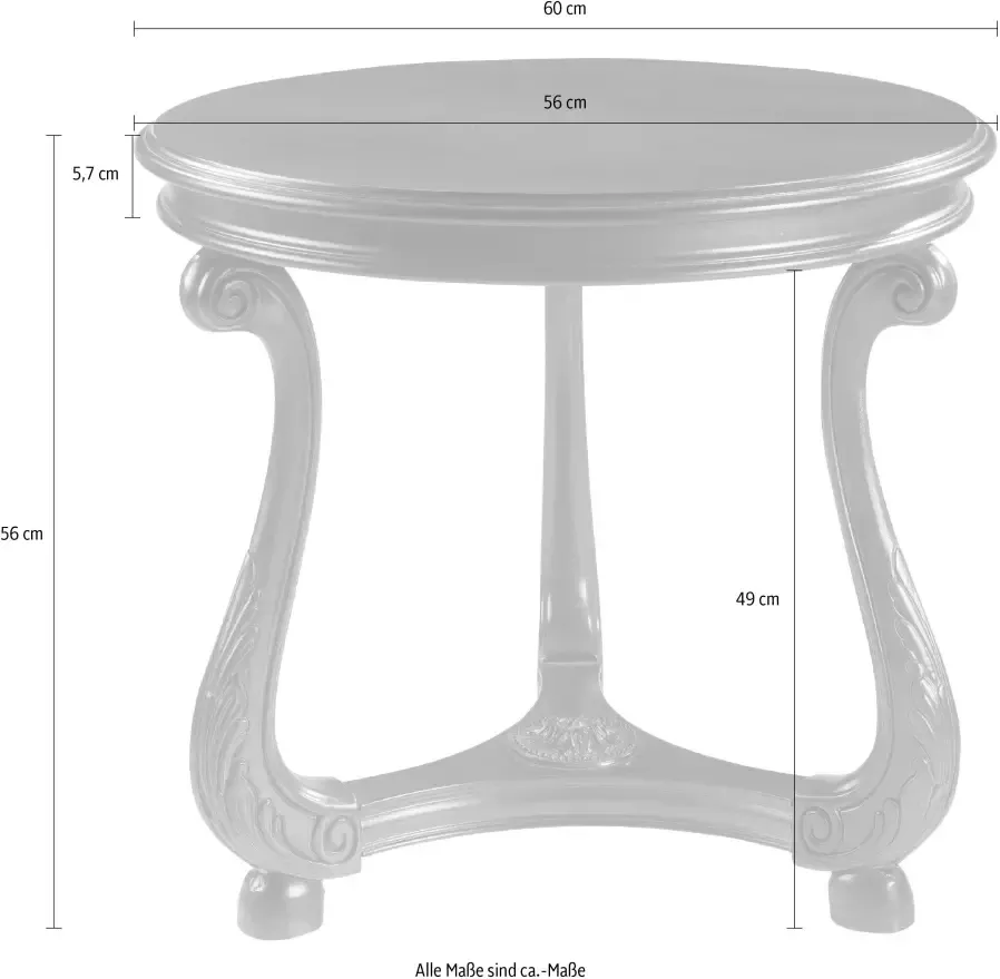 Home affaire Bijzettafel Ligabue Breedte 60 cm - Foto 3