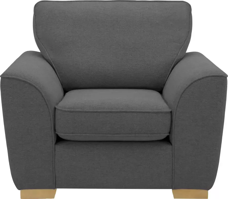 Home affaire Fauteuil Savoy gezellige fauteuil in 2 stofkwaliteiten - Foto 1