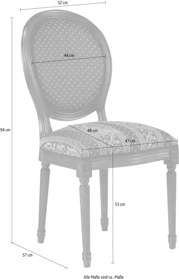 Home affaire Stoel n Anna Breedte 52 cm (1 stuk) - Foto 4