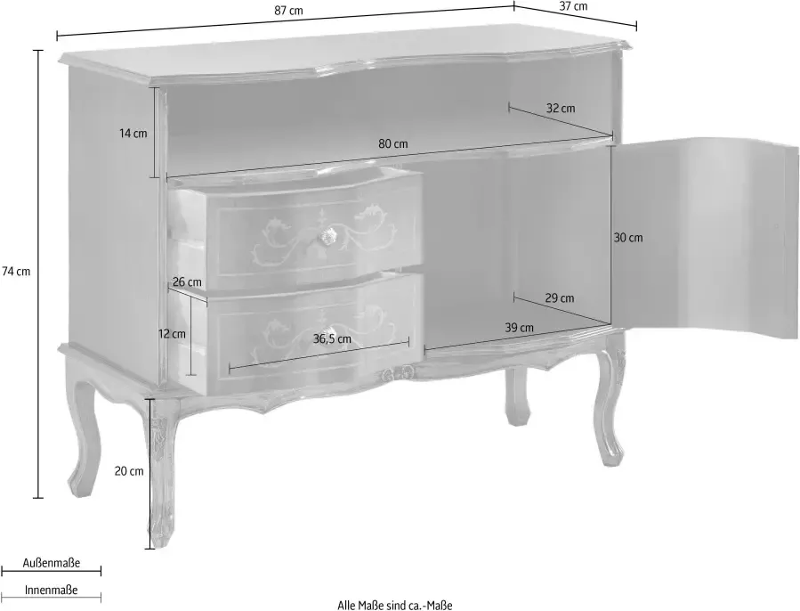 Home affaire Tv-meubel TV-Board Desenzano - Foto 2