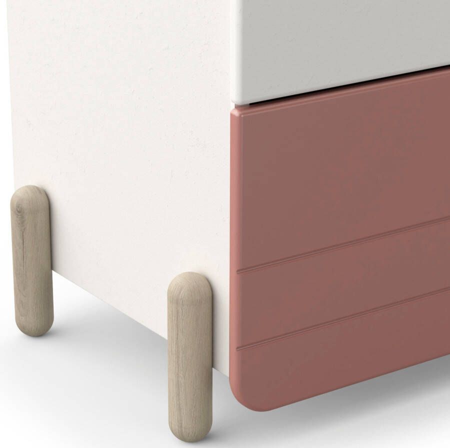 Demeyere GROUP Kast met laden en deuren Jade Lade met rolgeleiding ronde knoppen met rozegoudkleur-finish - Foto 2