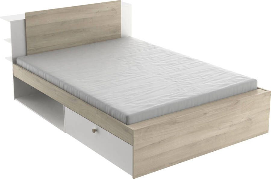 Demeyere GROUP Bedframe Tienerbed afmetingen 140 x 200 cm met lade en opbergruimte - Foto 6