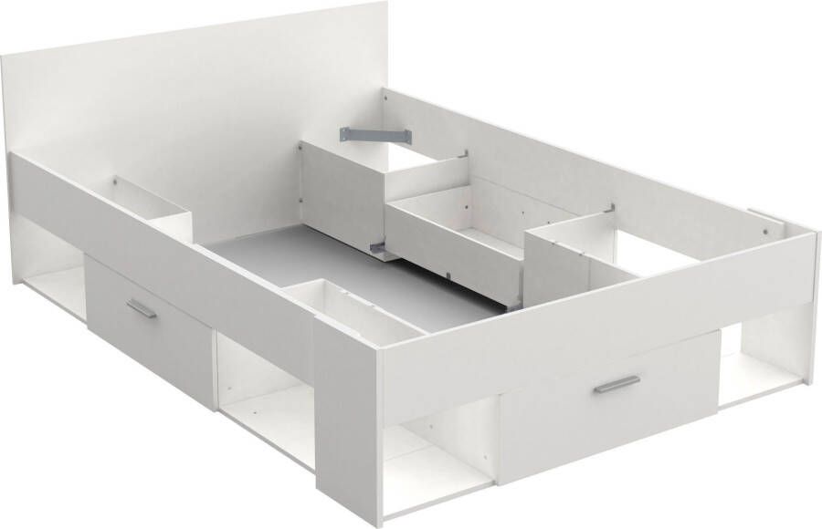 Demeyere GROUP Bedframe Chicago Lades en vakken bieden organisatie en ruimte in de slaapkamer - Foto 3