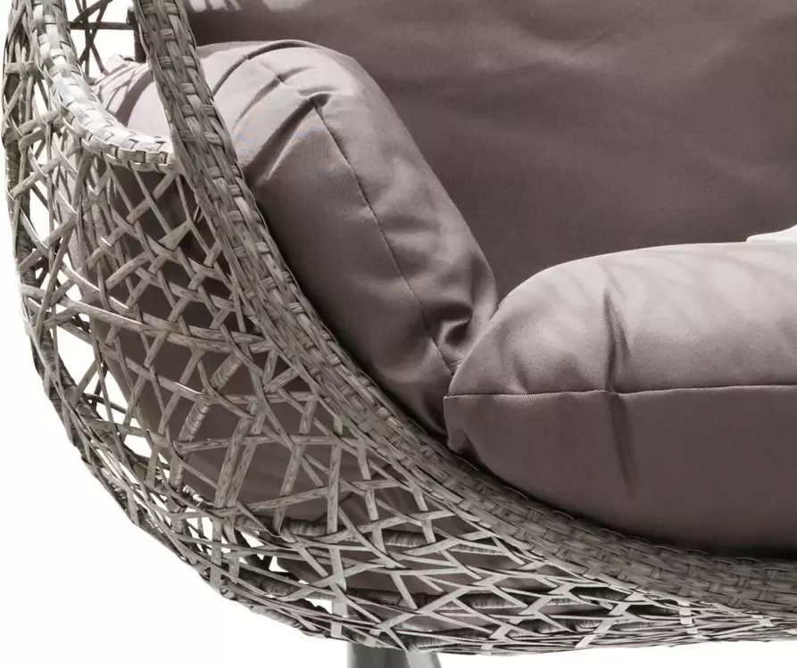 Destiny Hangstoel Coco Drop incl. frame met kussens voor zitting en rug belastbaar tot 110 kg