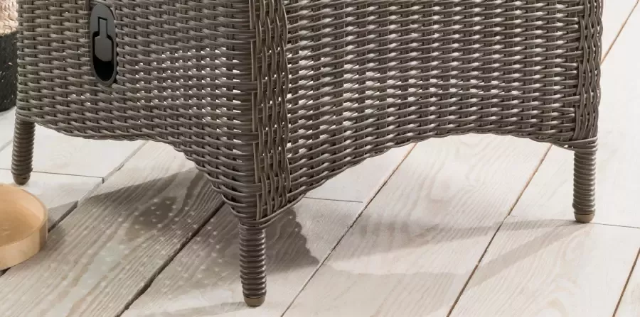 Destiny Fauteuil PALMA CASA Aluminium polyrattan incl. voetenbank en kussens (set 4-delig) - Foto 4