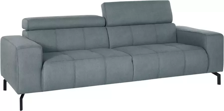 DOMO collection 2 5-zitsbank Cunelli inclusief 6-voudig verstelbare hoofdsteun