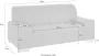 DOMO collection 2-zitsbank Anzio optioneel met veerkern - Thumbnail 4