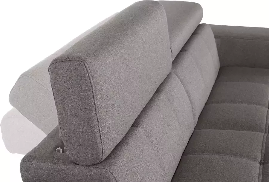 DOMO collection 2-zitsbank Cunelli tijdloos en elegant moderne zitnaden als designelement naar keuze met 6-voudig verstelbare hoofdsteunen stevig zitcomfort - Foto 2