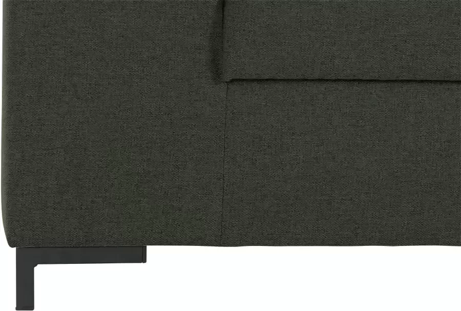DOMO collection 2-zitsbank Ledas kubisch en comfortabel platte armleuningen elegante voet