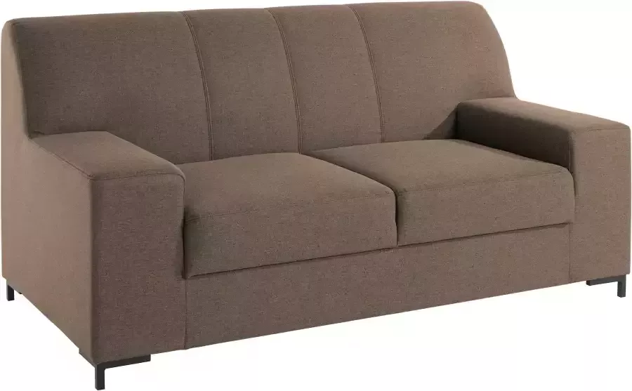 DOMO collection 2-zitsbank Ledas kubisch en comfortabel platte armleuningen elegante voet - Foto 4