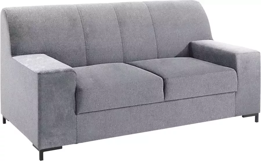 DOMO collection 2-zitsbank Ledas kubisch en comfortabel platte armleuningen elegante voet - Foto 4
