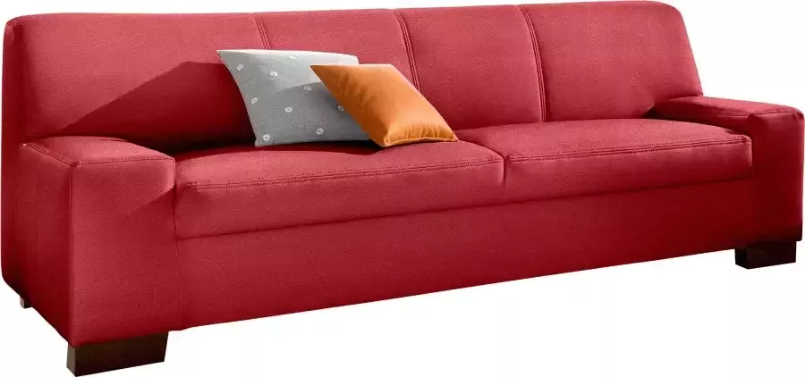 DOMO collection 2-zitsbank Norma tijdloos kubisch en elegant comfortabel platte armleuningen - Foto 3