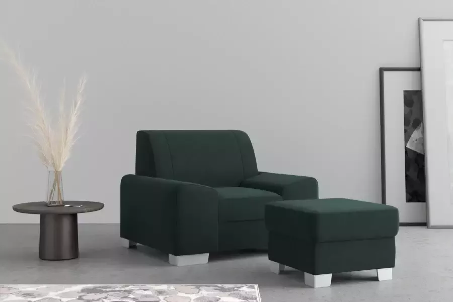 DOMO collection Fauteuil Anzio optioneel met veerkern - Foto 7