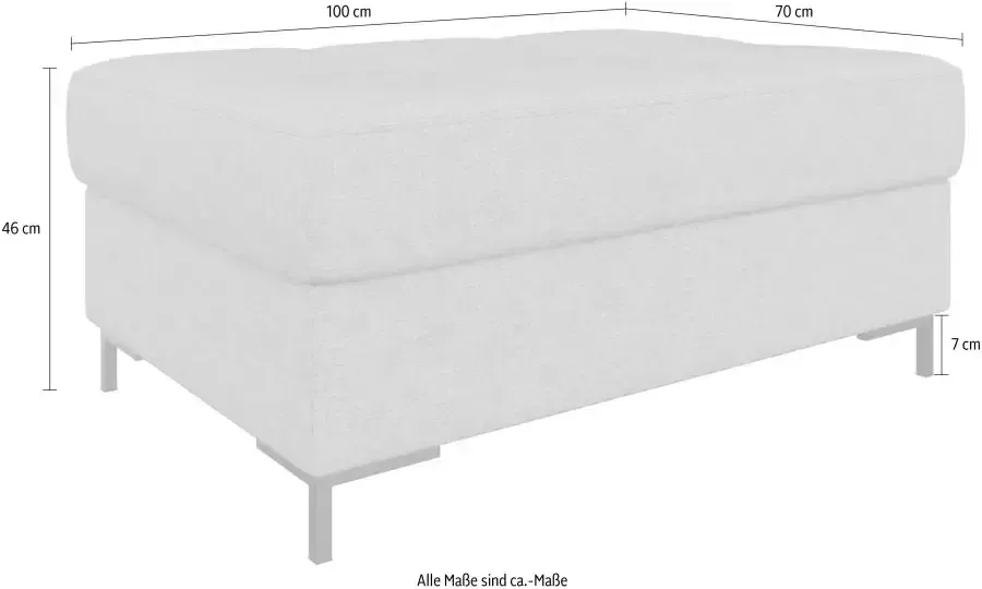 DOMO collection Hocker Capelo inclusief binnenvering - Foto 6
