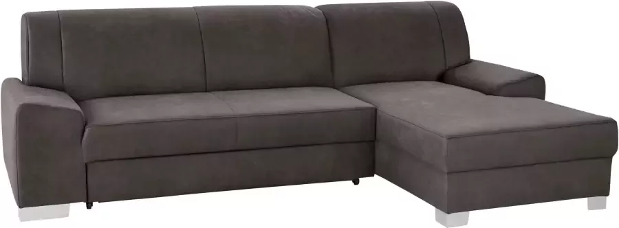 DOMO collection Hoekbank Anzio L-vorm met bedfunctie bonnellvering hoogwaardig breedte 271 cm - Foto 4