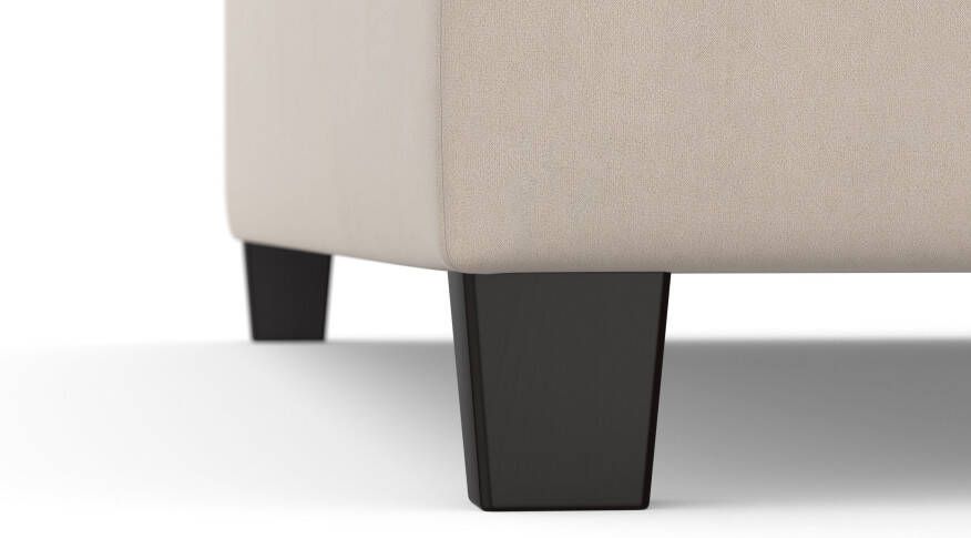 DOMO collection Hoekbank Florentina tijdloos en elegant zitnaden als designelement L-vorm keuze met slaapfunctie met contrastnaad comfortabele zithoogte 47 cm - Foto 7