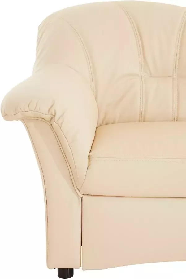 DOMO collection Hoekbank Flores slaapbank B D H: 233 142 86 cm L-vorm naar keuze met slaapfunctie naar keuze met binnenvering ook in leer - Foto 3