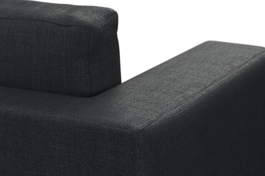 DOMO collection Hoekbank Modica compact en elegant breedte 244 L-vorm moderne uitstraling met extra brede chaise longue ook in corduroy - Foto 3