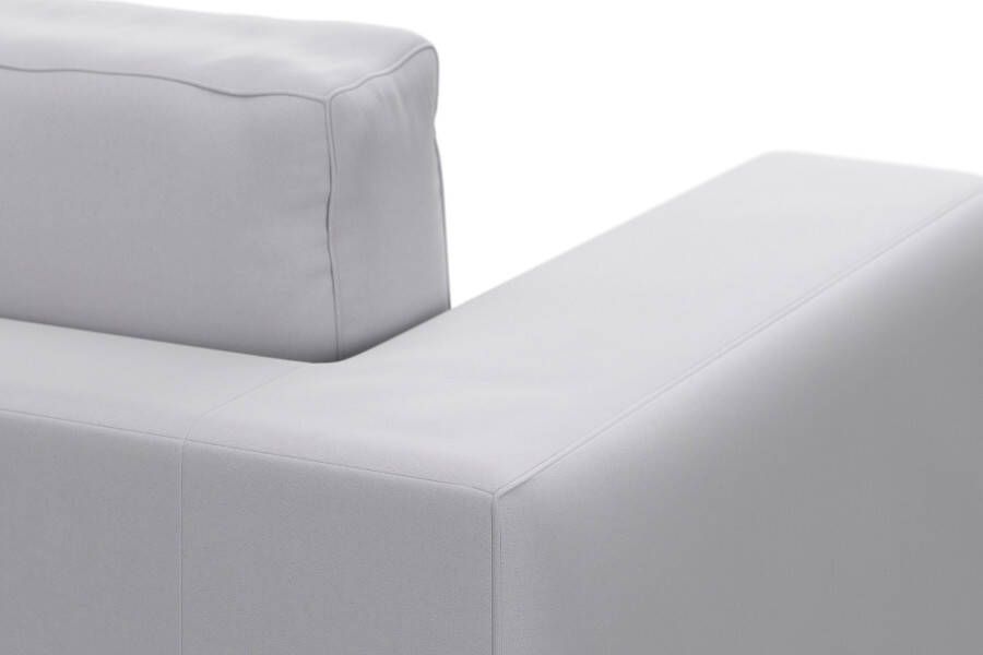 DOMO collection Hoekbank Modica compact en elegant breedte 244 L-vorm moderne uitstraling met extra brede chaise longue ook in corduroy - Foto 3