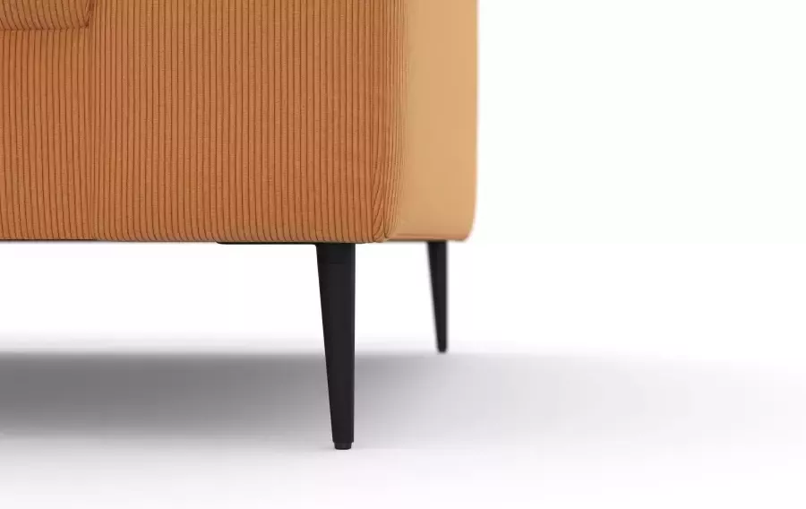 DOMO collection Hoekbank Modica tijdloos en elegant L-vorm moderne uitstraling met extra brede chaise longue ook in corduroy - Foto 2