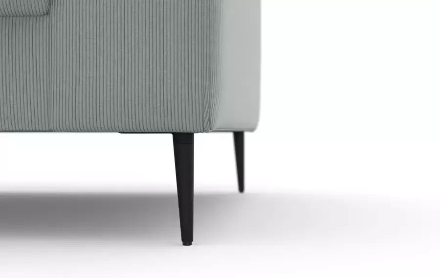 DOMO collection Hoekbank Modica tijdloos en elegant L-vorm moderne uitstraling met extra brede chaise longue ook in corduroy - Foto 2