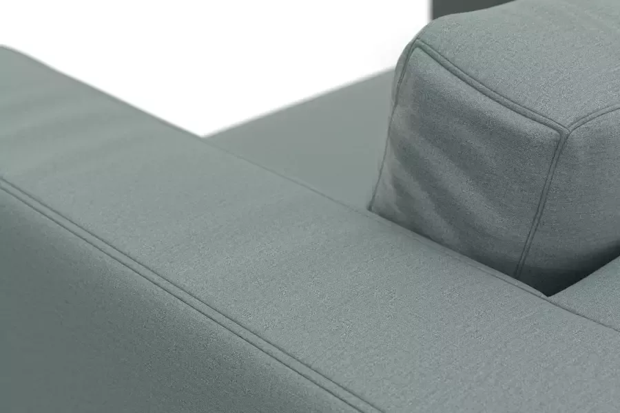 DOMO collection Hoekbank Modica tijdloos en elegant L-vorm moderne uitstraling met extra brede chaise longue ook in corduroy - Foto 2