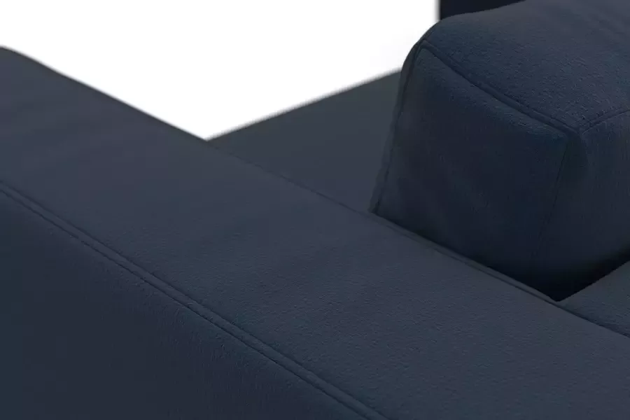 DOMO collection Hoekbank Modica tijdloos en elegant L-vorm moderne uitstraling met extra brede chaise longue ook in corduroy - Foto 2