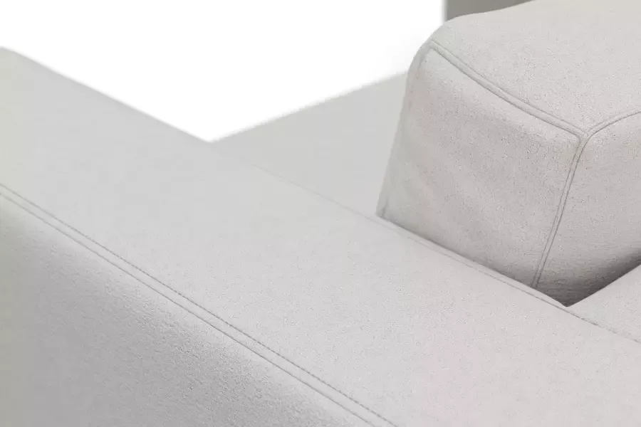 DOMO collection Hoekbank Modica tijdloos en elegant L-vorm moderne uitstraling met extra brede chaise longue ook in corduroy