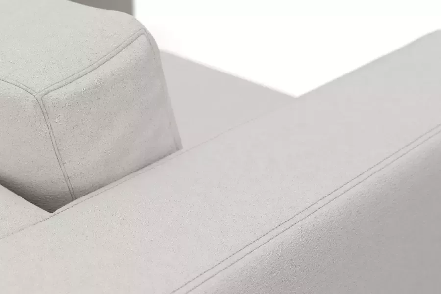 DOMO collection Hoekbank Modica tijdloos en elegant L-vorm moderne uitstraling met extra brede chaise longue ook in corduroy