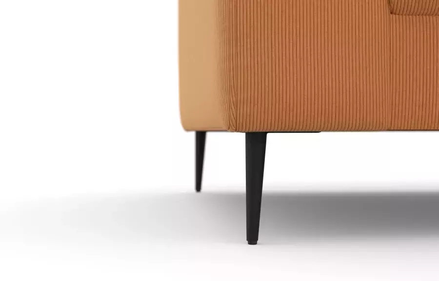 DOMO collection Hoekbank Modica tijdloos en elegant L-vorm moderne uitstraling met extra brede chaise longue ook in corduroy - Foto 2